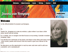 Tablet Screenshot of jeannievanrompaey.com